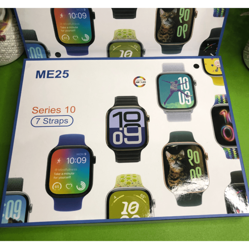 ME25 Series 10 Smart Watch + 7 Straps - Image 2