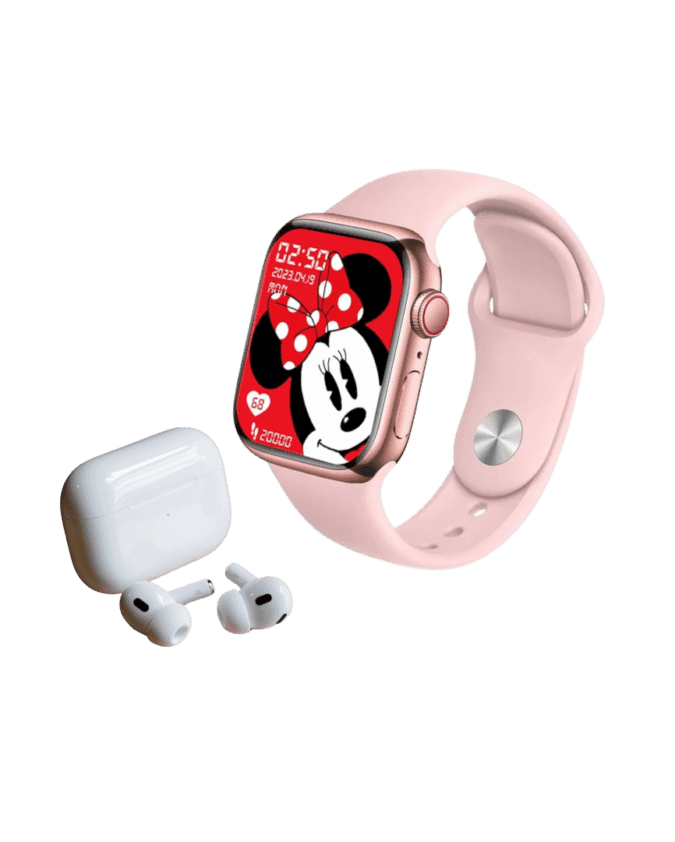 Mk-H500 Series 10 Smart Watch + Earbuds + 7 Straps