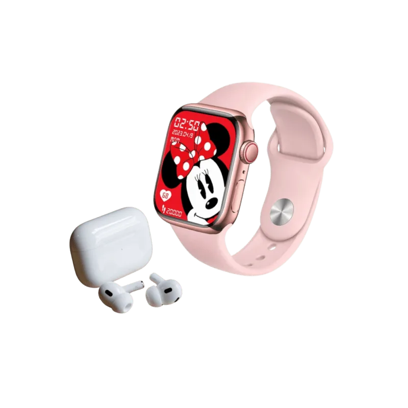 Mk-H500 Series 10 Smart Watch + Earbuds + 7 Straps