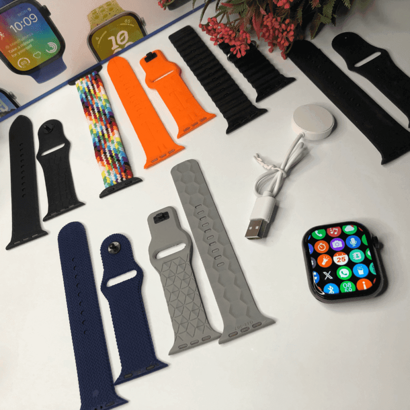ME25 Series 10 Smart Watch + 7 Straps - Image 7